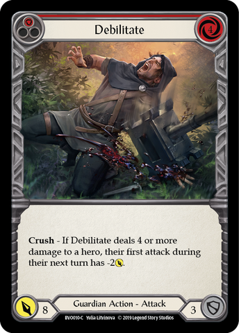 Debilitate (Red) [BVO010-C] 1st Edition Normal