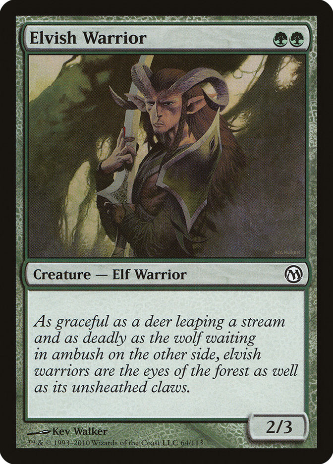 Elvish Warrior [Duels of the Planeswalkers] | Webway Games