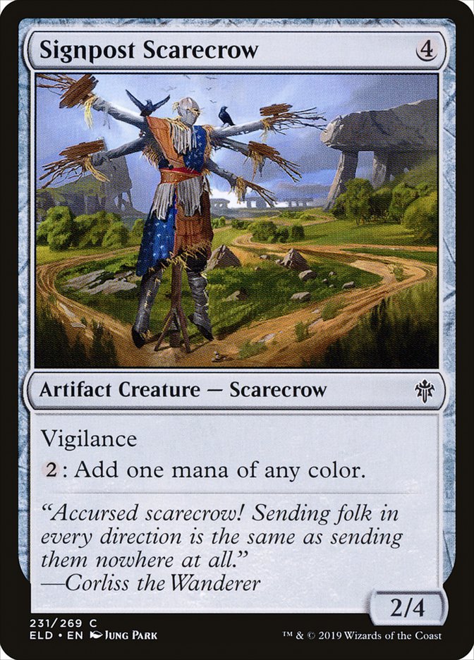 Signpost Scarecrow [Throne of Eldraine] | Webway Games