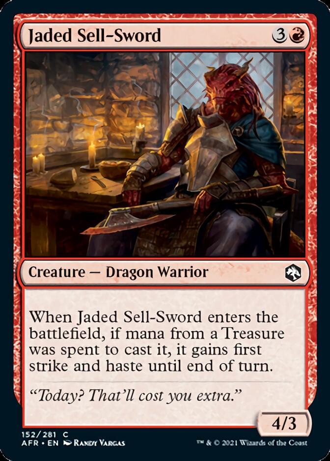 Jaded Sell-Sword [Dungeons & Dragons: Adventures in the Forgotten Realms] | Webway Games