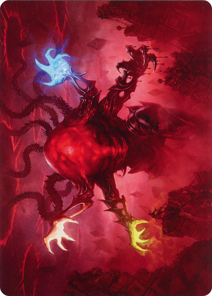 Omnath, Locus of All Art Card (51) [March of the Machine Art Series] | Webway Games