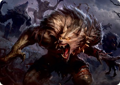 Village Reavers Art Card [Innistrad: Midnight Hunt Art Series] | Webway Games