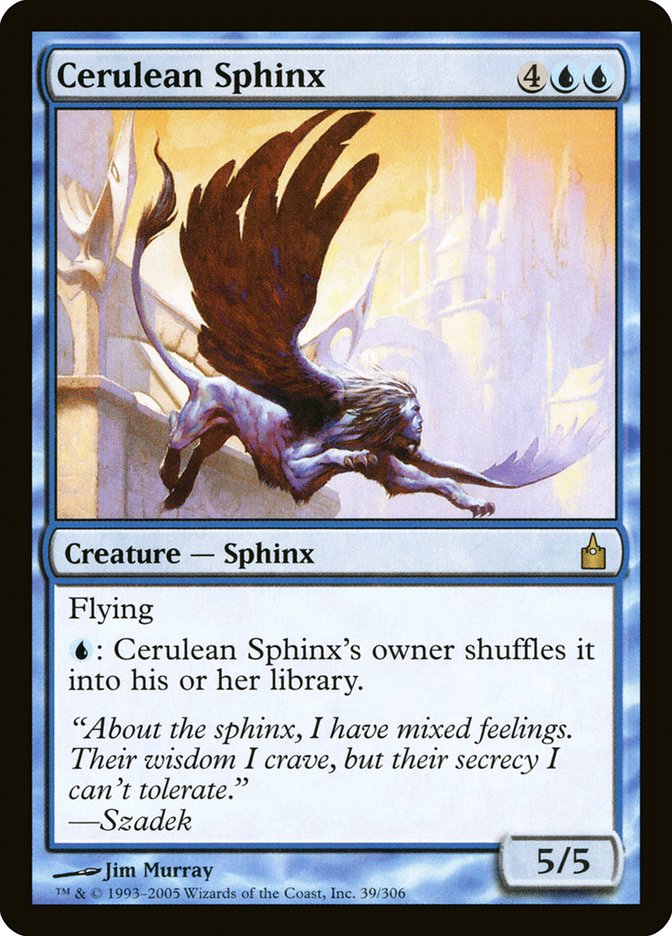 Cerulean Sphinx [Ravnica: City of Guilds] | Webway Games