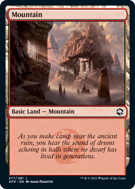 Mountain (277) [Dungeons & Dragons: Adventures in the Forgotten Realms] | Webway Games