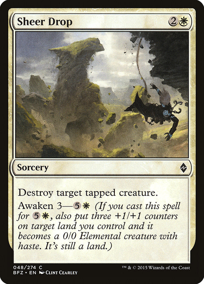 Sheer Drop [Battle for Zendikar] | Webway Games