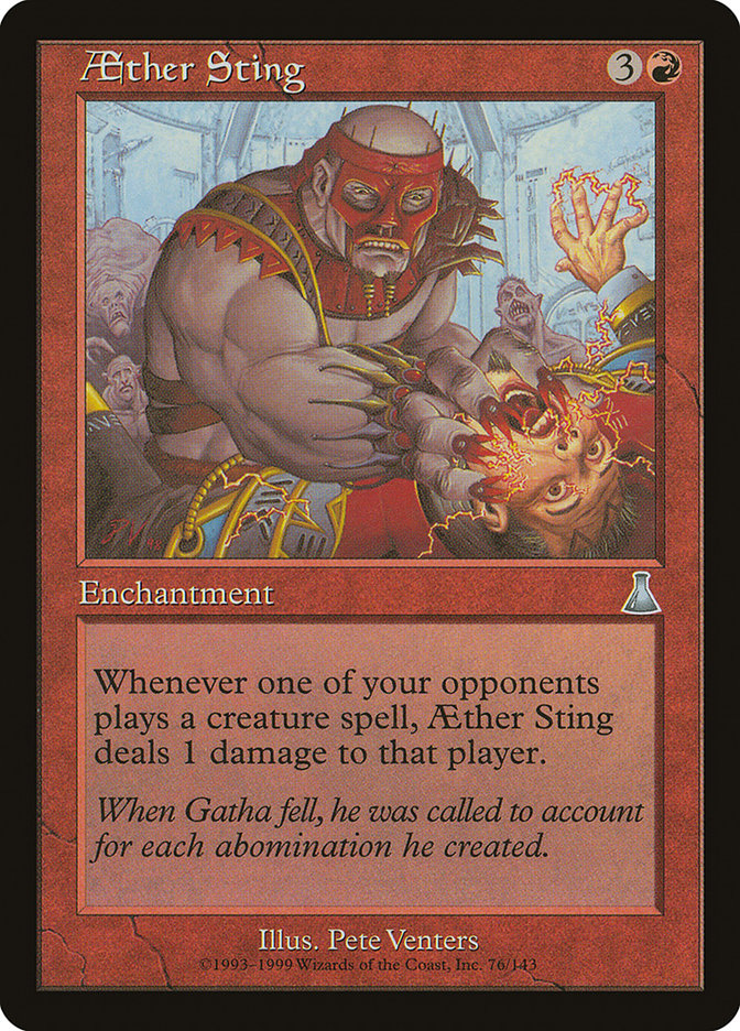 Aether Sting [Urza's Destiny] | Webway Games