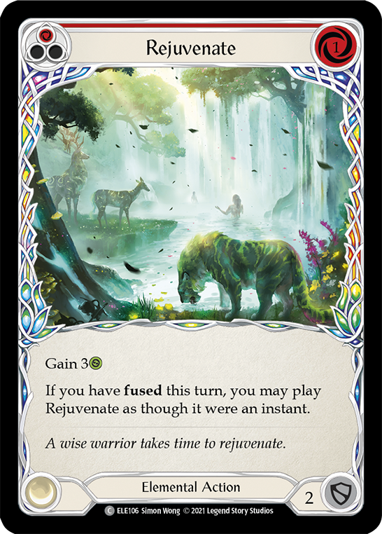Rejuvenate (Red) [ELE106] (Tales of Aria)  1st Edition Normal | Webway Games