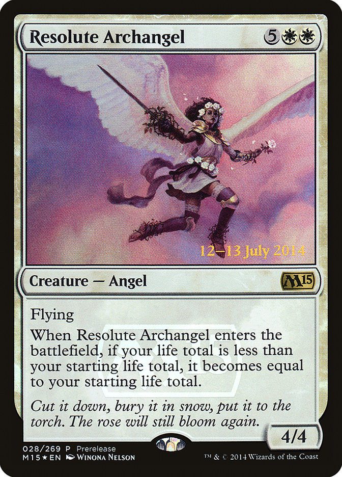 Resolute Archangel [Magic 2015 Prerelease Promos] | Webway Games