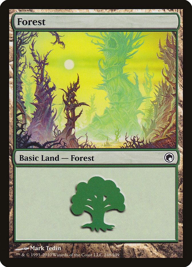 Forest (#248) [Scars of Mirrodin] | Webway Games
