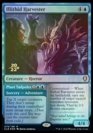 Illithid Harvester // Plant Tadpoles [Commander Legends: Battle for Baldur's Gate Prerelease Promos] | Webway Games