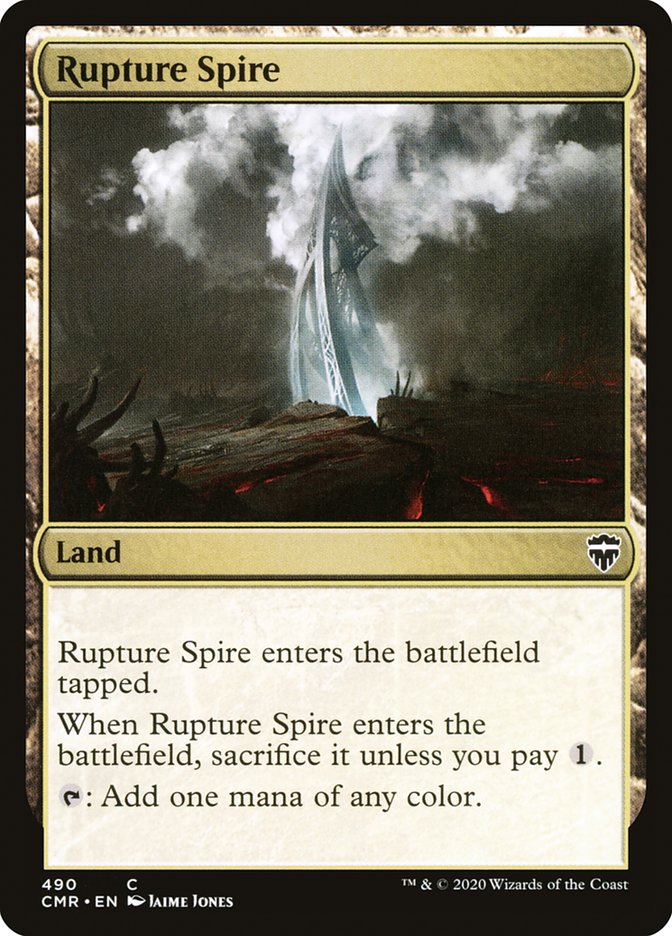 Rupture Spire (490) [Commander Legends] | Webway Games