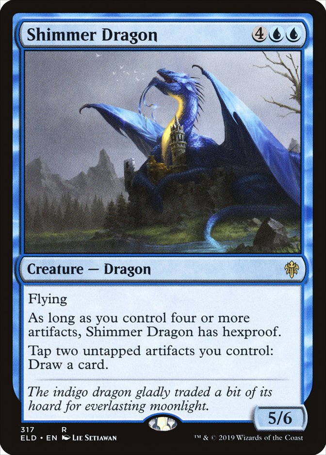 Shimmer Dragon [Throne of Eldraine] | Webway Games