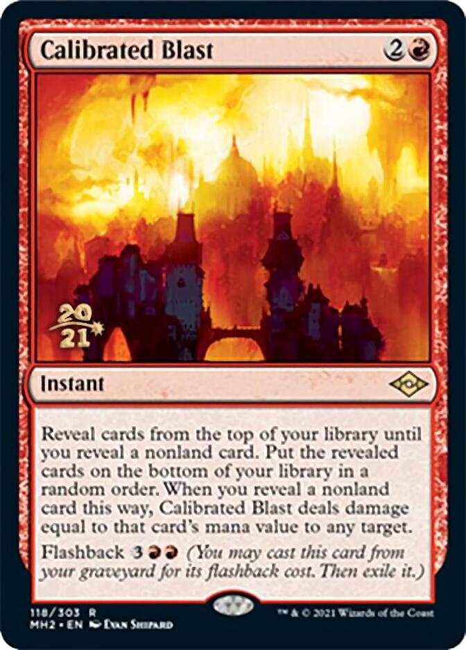 Calibrated Blast [Modern Horizons 2 Prerelease Promos] | Webway Games