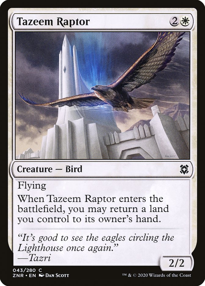Tazeem Raptor [Zendikar Rising] | Webway Games