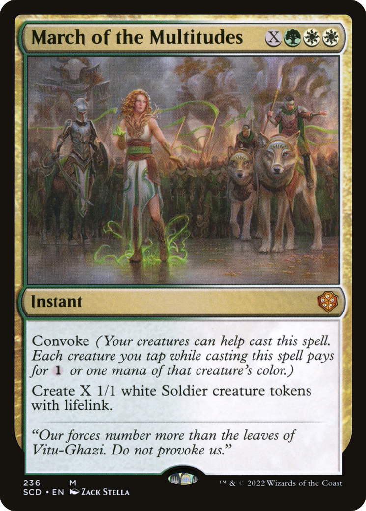 March of the Multitudes [Starter Commander Decks] | Webway Games