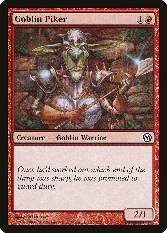 Goblin Piker [Duels of the Planeswalkers] | Webway Games