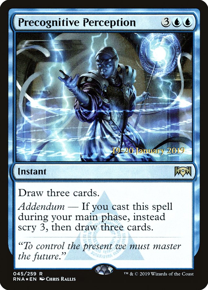 Precognitive Perception [Ravnica Allegiance Prerelease Promos] | Webway Games