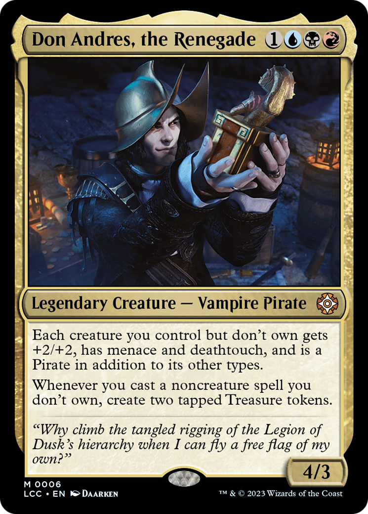 Don Andres, the Renegade [The Lost Caverns of Ixalan Commander] | Webway Games