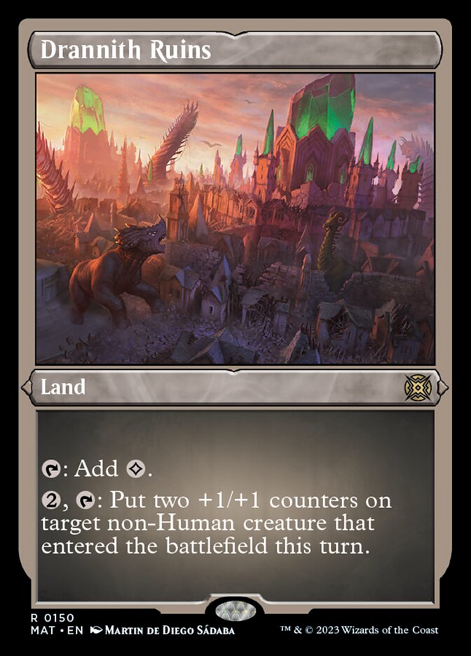 Drannith Ruins (Foil Etched) [March of the Machine: The Aftermath] | Webway Games