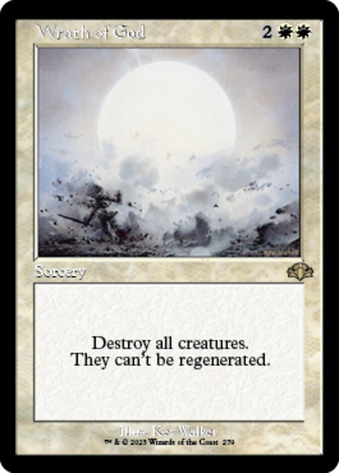 Wrath of God (Retro) [Dominaria Remastered] | Webway Games