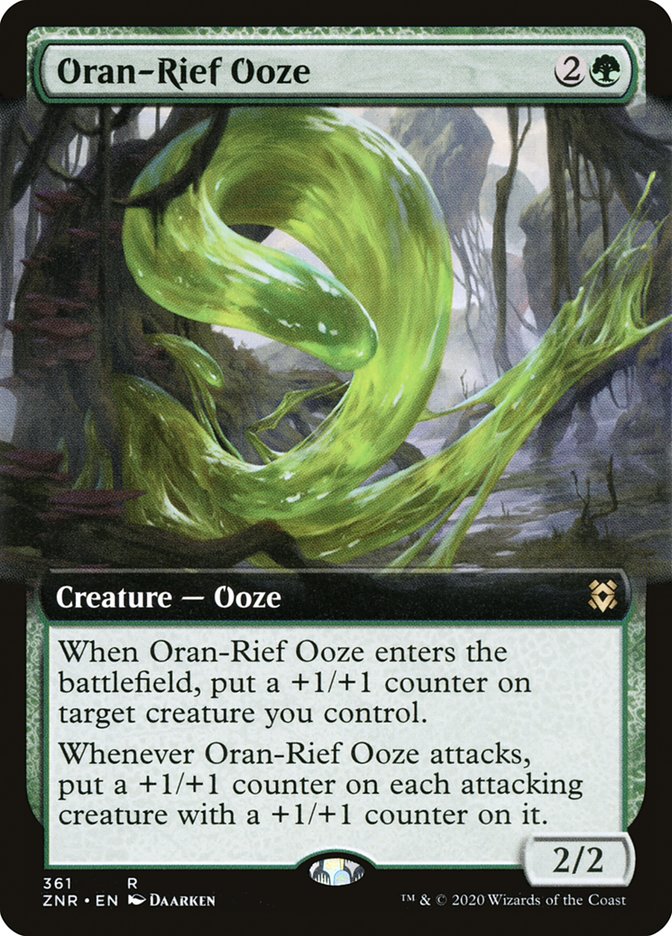 Oran-Rief Ooze (Extended Art) [Zendikar Rising] | Webway Games