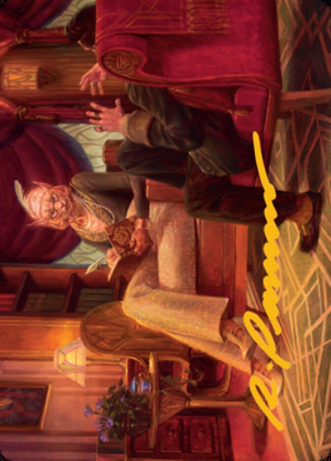 Phabine, Boss's Confidant Art Card (Gold-Stamped Signature) [Streets of New Capenna Art Series] | Webway Games