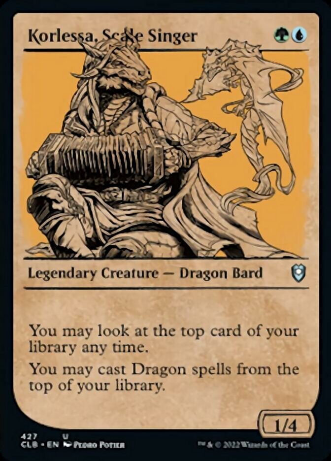 Korlessa, Scale Singer (Showcase) [Commander Legends: Battle for Baldur's Gate] | Webway Games
