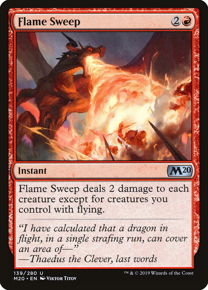Flame Sweep [Core Set 2020] | Webway Games