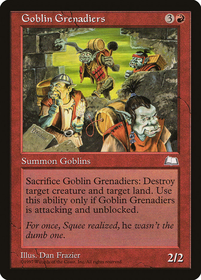 Goblin Grenadiers [Weatherlight] | Webway Games