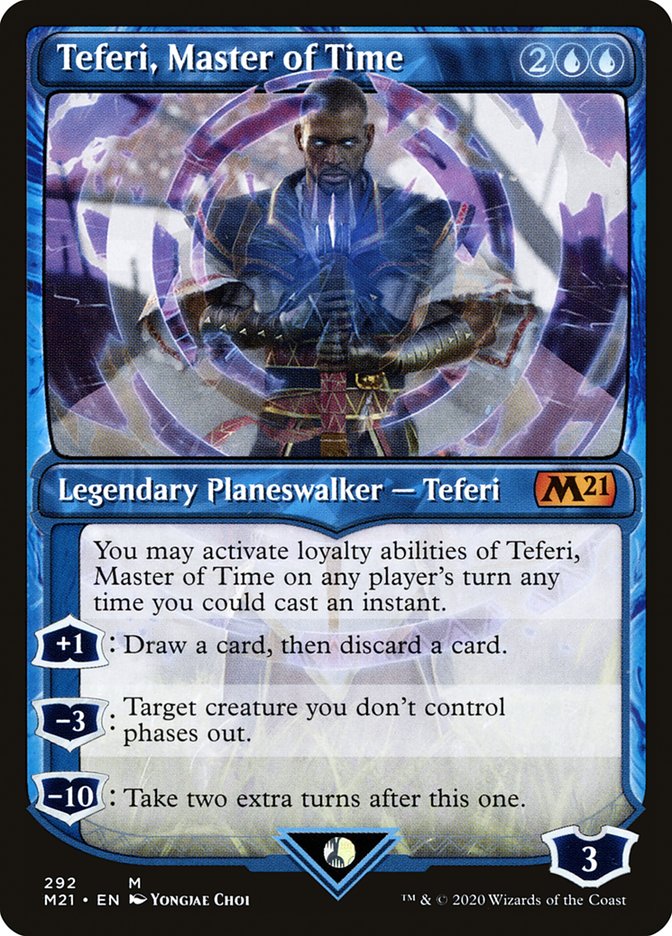 Teferi, Master of Time (Showcase) (292) [Core Set 2021] | Webway Games