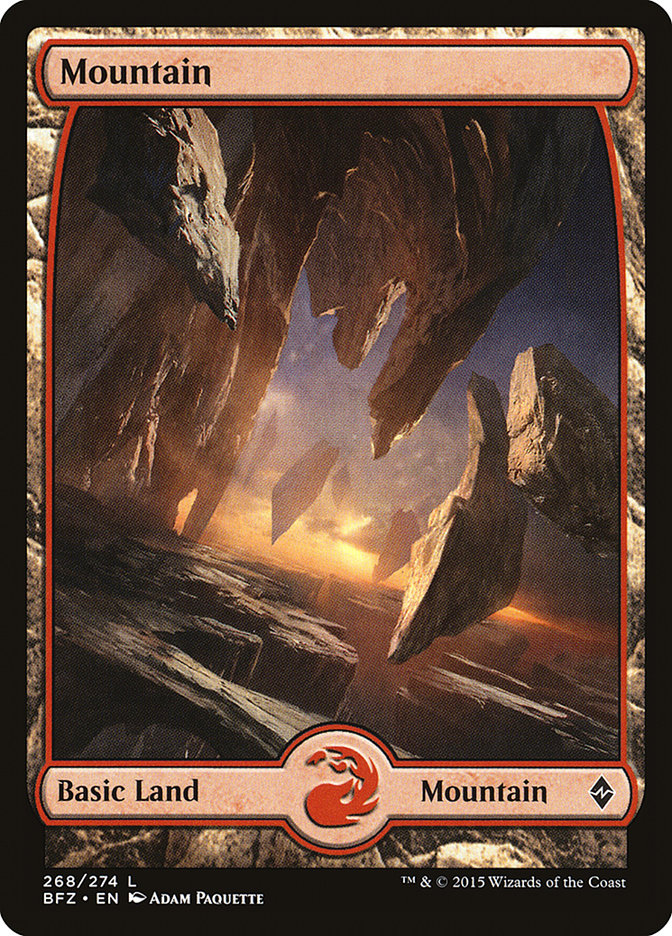 Mountain (268) [Battle for Zendikar] | Webway Games