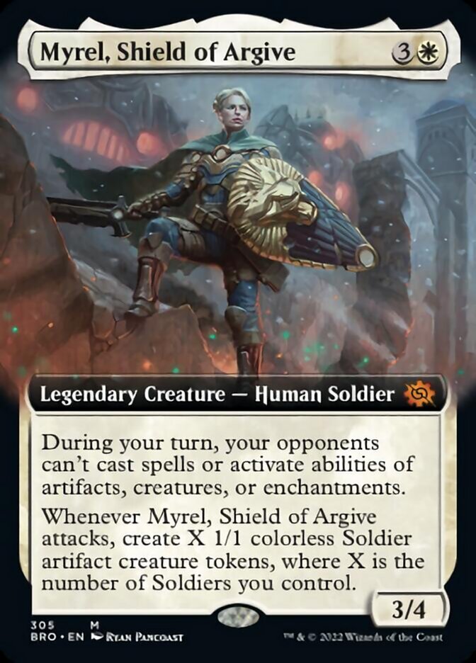 Myrel, Shield of Argive (Extended Art) [The Brothers' War] | Webway Games