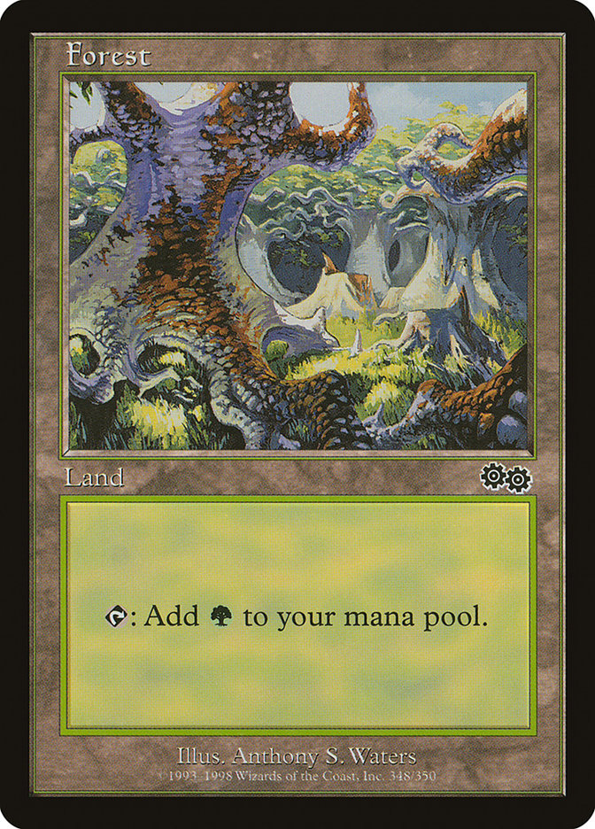 Forest (#348) [Urza's Saga] | Webway Games