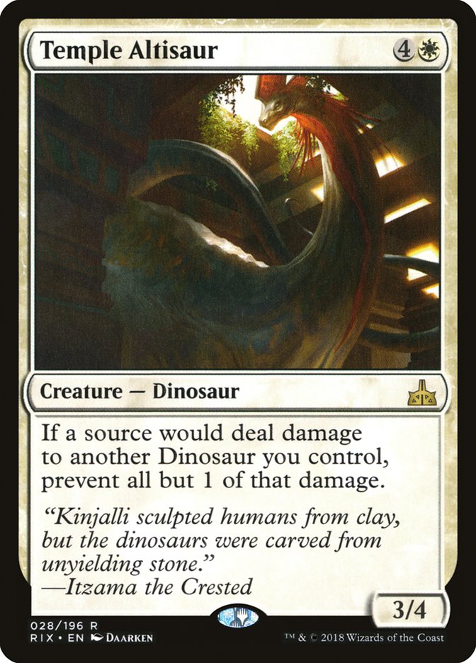 Temple Altisaur [Rivals of Ixalan] | Webway Games