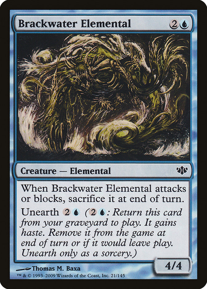 Brackwater Elemental [Conflux] | Webway Games