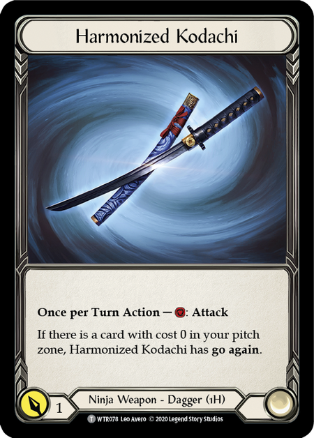 Harmonized Kodachi // Romping Club [U-WTR078 // U-WTR003] (Welcome to Rathe Unlimited)  Unlimited Normal | Webway Games