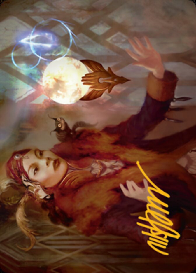 Misfortune Teller Art Card (Gold-Stamped Signature) [Streets of New Capenna Art Series] | Webway Games