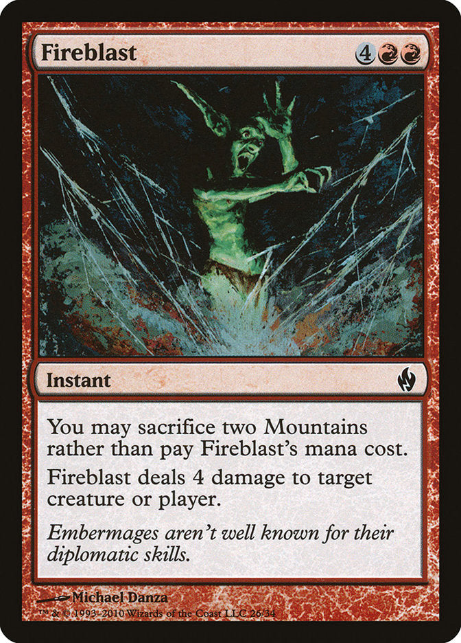 Fireblast [Premium Deck Series: Fire and Lightning] | Webway Games