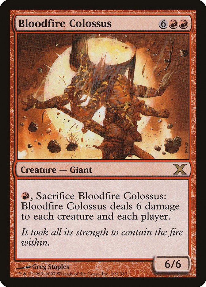 Bloodfire Colossus [Tenth Edition] | Webway Games