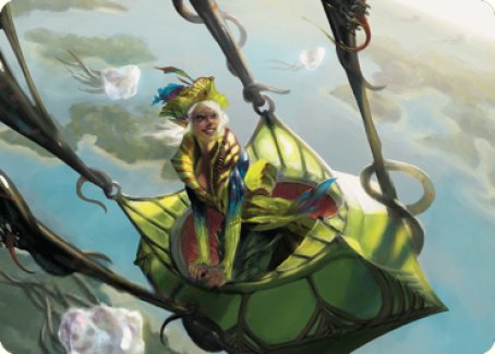 Nael, Avizoa Aeronaut Art Card [Dominaria United Art Series] | Webway Games