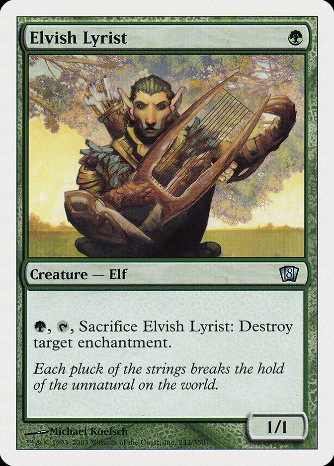 Elvish Lyrist [Eighth Edition] | Webway Games