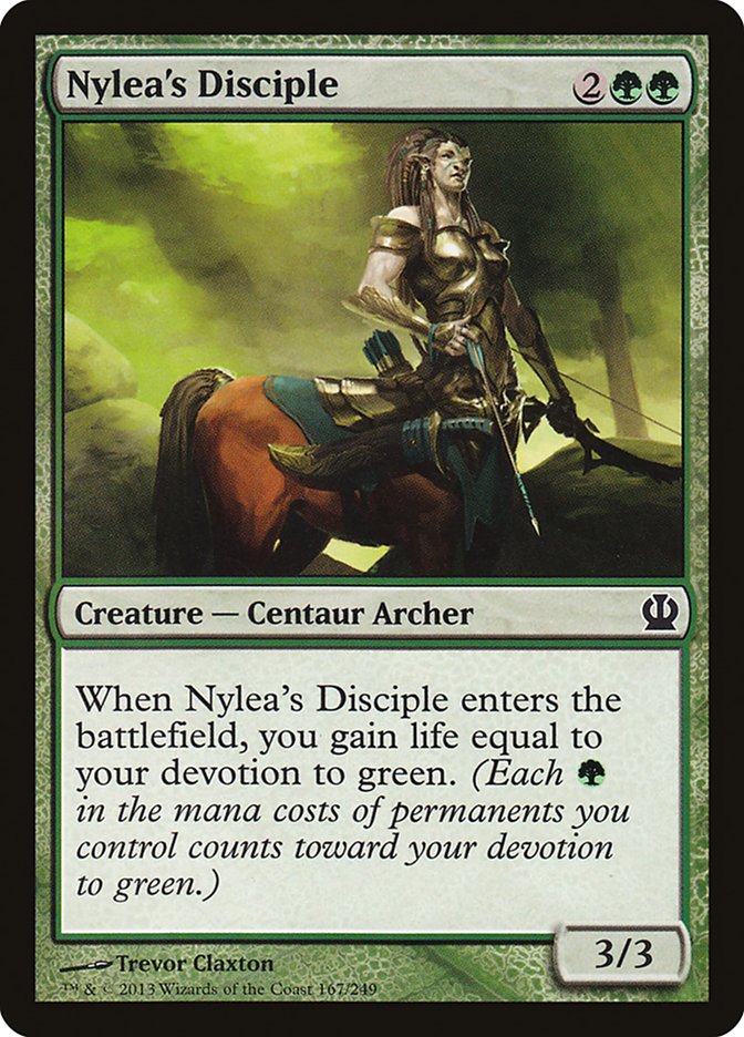 Nylea's Disciple [Theros] | Webway Games