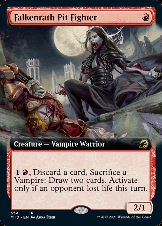 Falkenrath Pit Fighter (Extended) [Innistrad: Midnight Hunt] | Webway Games