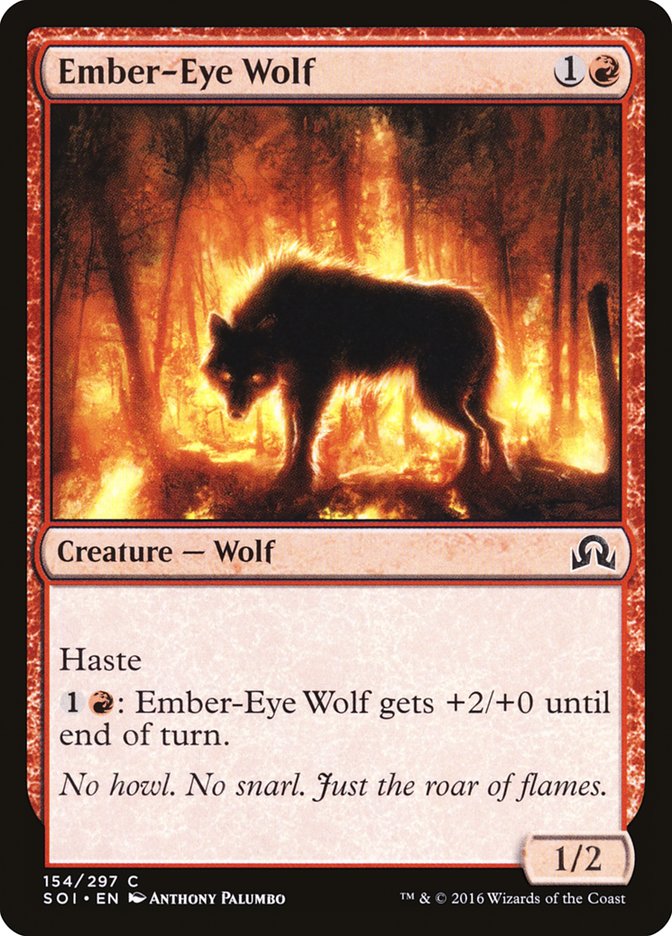 Ember-Eye Wolf [Shadows over Innistrad] | Webway Games