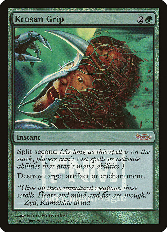 Krosan Grip [Friday Night Magic 2010] | Webway Games
