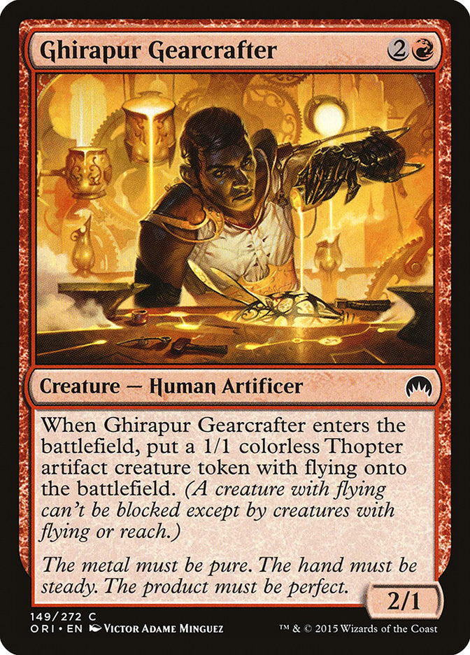 Ghirapur Gearcrafter [Magic Origins] | Webway Games