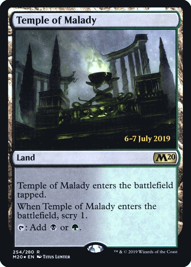 Temple of Malady  [Core Set 2020 Prerelease Promos] | Webway Games