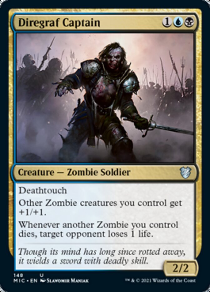 Diregraf Captain [Innistrad: Midnight Hunt Commander] | Webway Games