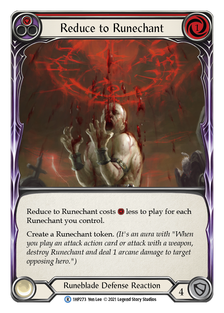 Reduce to Runechant (Red) [1HP273] | Webway Games