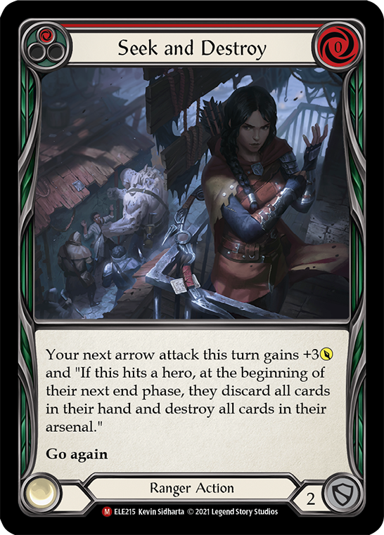 Seek and Destroy [ELE215] (Tales of Aria)  1st Edition Rainbow Foil | Webway Games